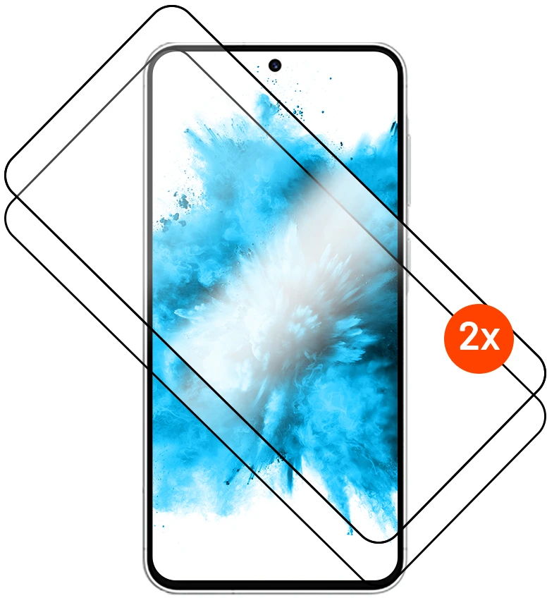 Fixed FIKSUOTAS pilnai apsaugotas 2,5D grūdintas stiklas su aplikatoriumi, skirtas „Samsung Galaxy A57 5G“, 2 vnt., juodas | Fiksuotas pilnai apsaugotas 2.5D | Ekrano apsauga | „Samsung | Galaxy A57 5G“ | Grūdintas stiklas | Juodas