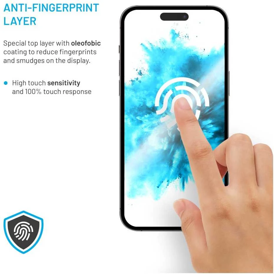Fixed Fiksuota ekrano apsauga | Apple | iPhone 17 | Grūdintas stiklas | Juodas | Pilnas dangtelis 2.5D