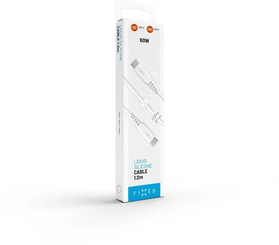 Fixed Fiksuotas | Skysto silikono kabelis, 60W | FIXDLS-CC12-WH | Baltas