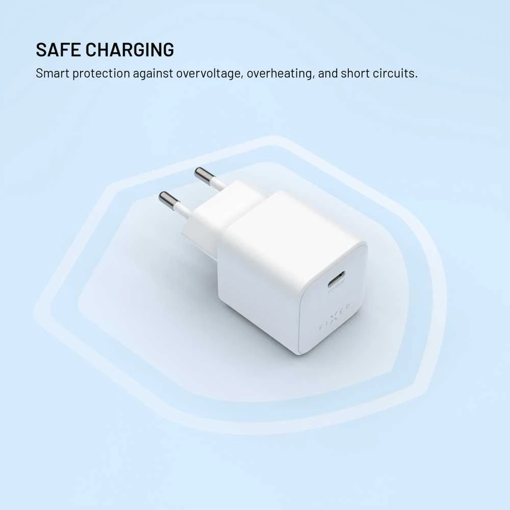 Fixed Įkroviklis fiksuotas Mini 1x USB-C 3.25 A (FIXCG65M-C-WH)