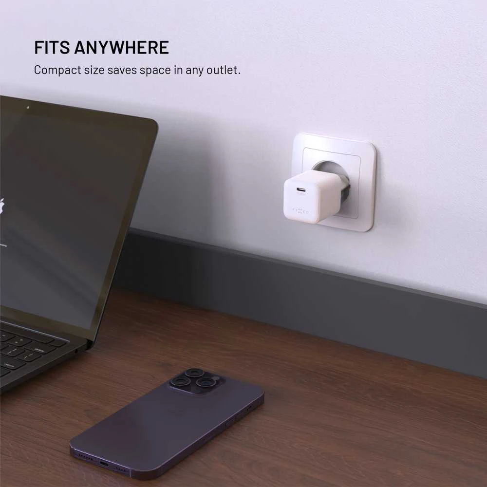 Fixed Įkroviklis fiksuotas Mini 1x USB-C 3.25 A (FIXCG65M-C-WH)