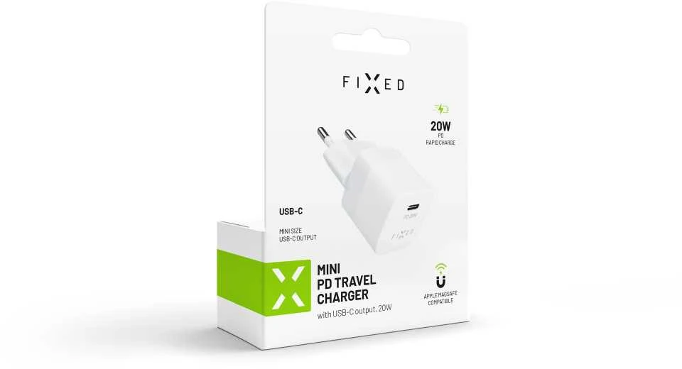 Fixed Ištaisyta | Mini USB-C kelioninis įkroviklis