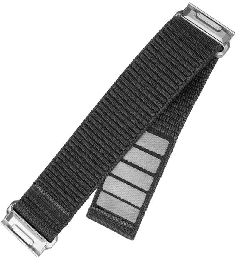 Fixed Fiksuotas | Sportiškas dirželis, skirtas Garmin QuickFit 26mm | 160-210 | Tamsi pilka | Nailonas