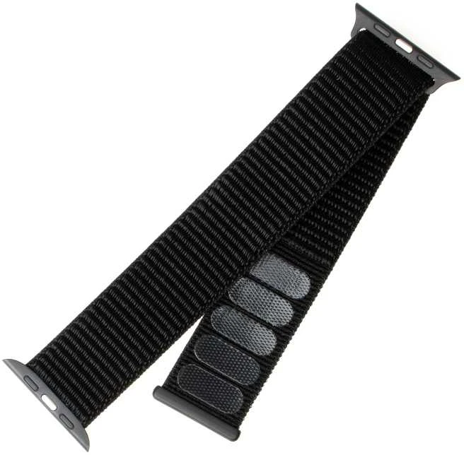 FIXED Nylon apyrankė skirta Apple Watch 38/40/41 mm juodos spalvos