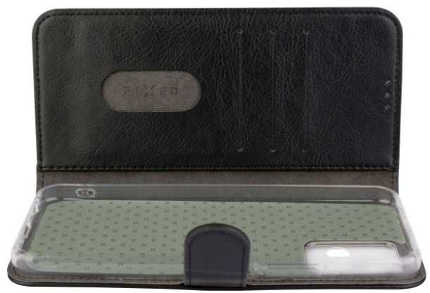 Dėklas tipo knyga FIXED Opus Apple iPhone 15 Plus, juoda
