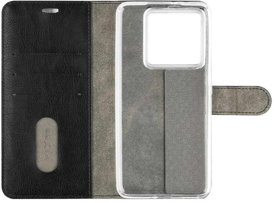 Fixed Fiksuotas Opus | Knygų dėklas | Xiaomi | 14T Pro | Oda | Juodas