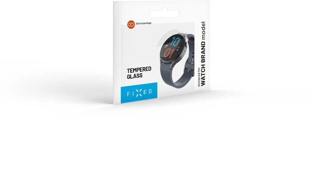 Fiksuotas Grūdintas stiklas Protectif FIXED pro išmanusis laikrodis Amazfit T-Rex 3 2 vnt. pakuotėje skaidrus