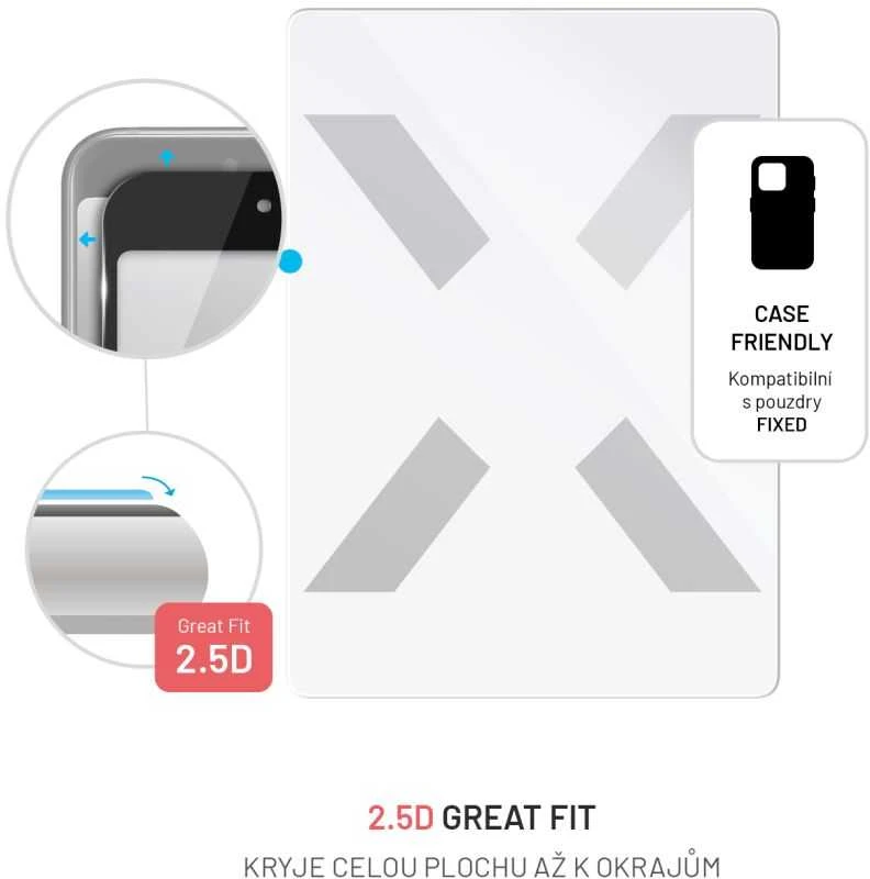 Fixed Fiksuota ekrano apsauga | Apple | iPad Air 11" (2024-2026) | Grūdintas stiklas | Skaidrus | 2.5D
