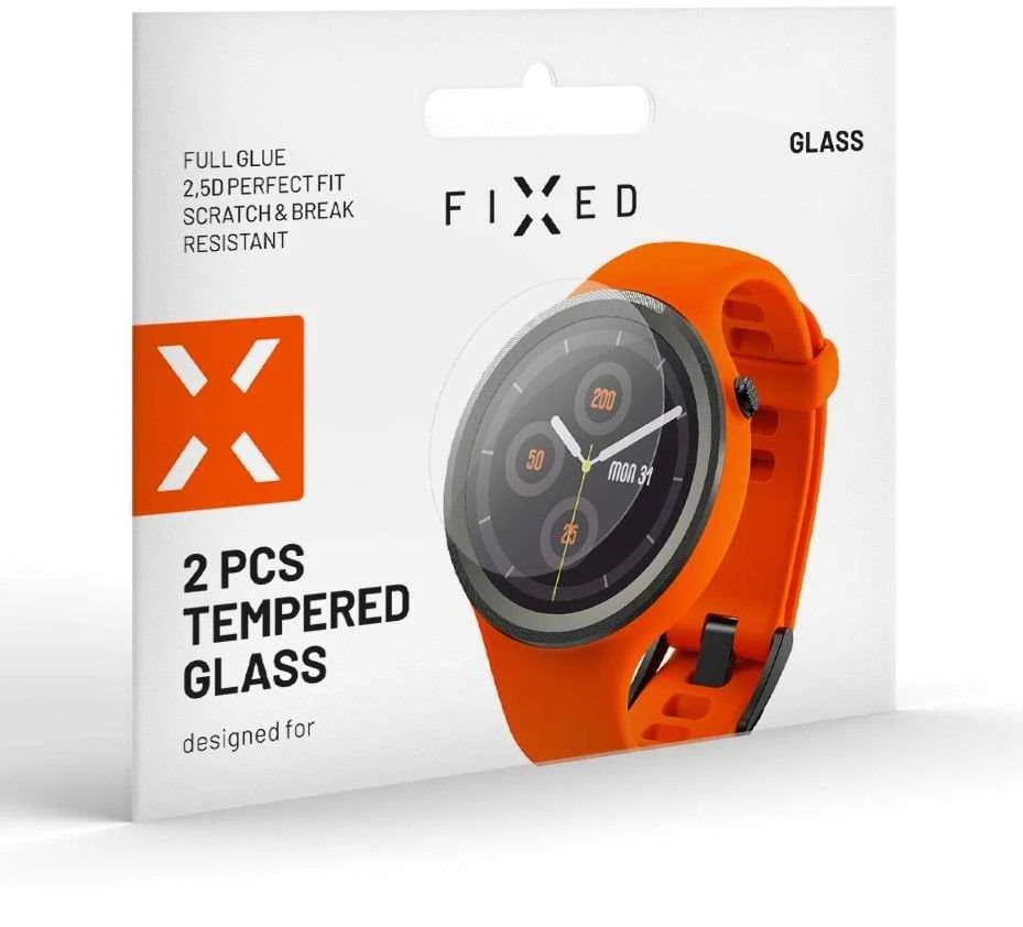 FIXED Apsauginis grūdintas stiklas, skirtas Samsung Galaxy Watch5 40m išmaniajam laikrodžiui