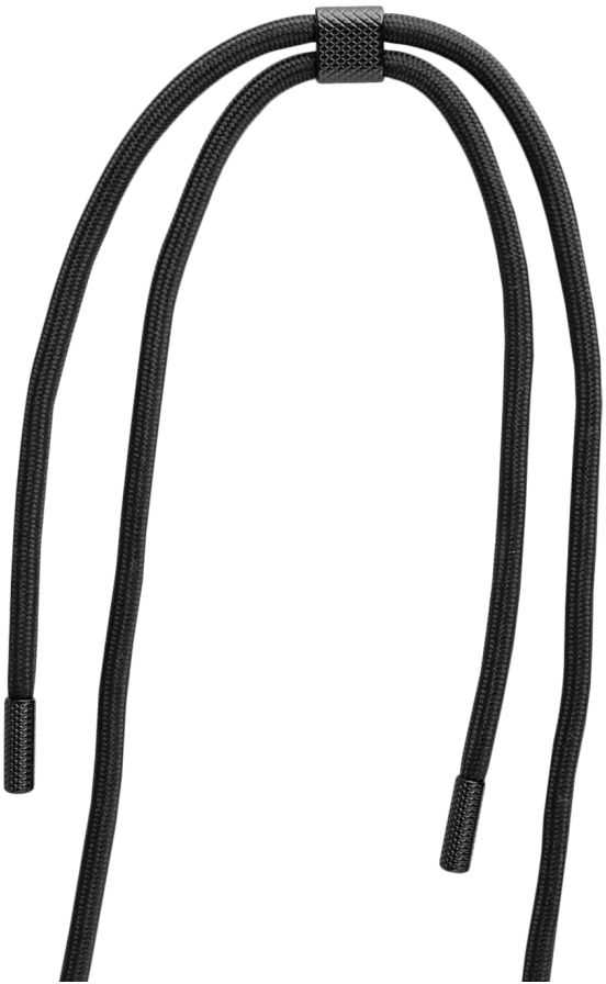 „FIXED Pure Neck“ dėklas su juodu kaklo dirželiu, skirtas „Samsung Galaxy S23+“
