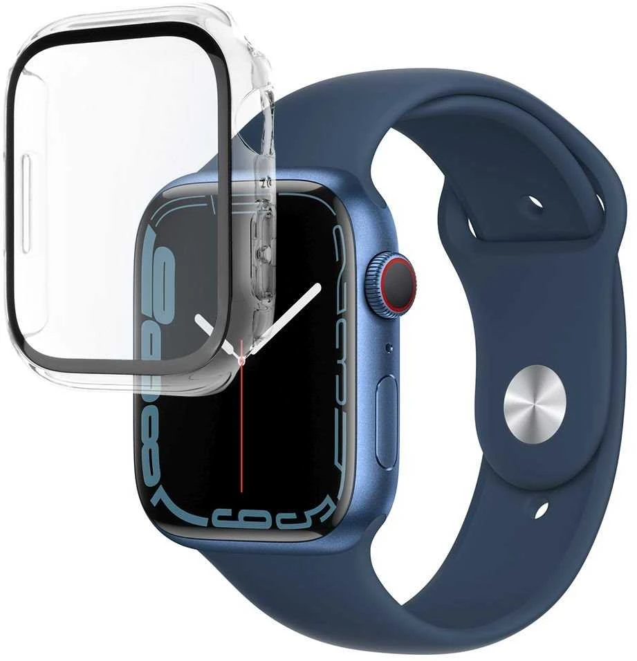 Fixed Fiksuotas | PASTATYTA | Apple | Laikrodis 45 mm / 8 serija 45 mm | Polikarbonatas | Išvalyti | Viso kadro aprėptis; Suapvalinti kraštai; 100 % skaidrus | Ekrano apsauga