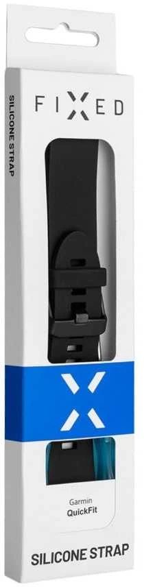 Fixed Dirželis silikonowy do Garmin QuickFit 20mm, mėlyna