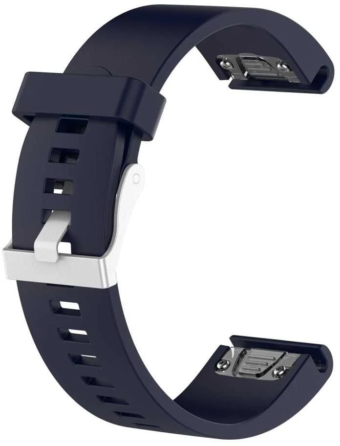 Fixed Dirželis silikonowy do Garmin QuickFit 20mm, mėlyna