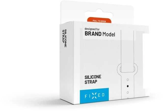 Fiksuotas silikoninis dirželis FIXED Silikoninis dirželis Xiaomi Smart Band 10/9/8, raudonas