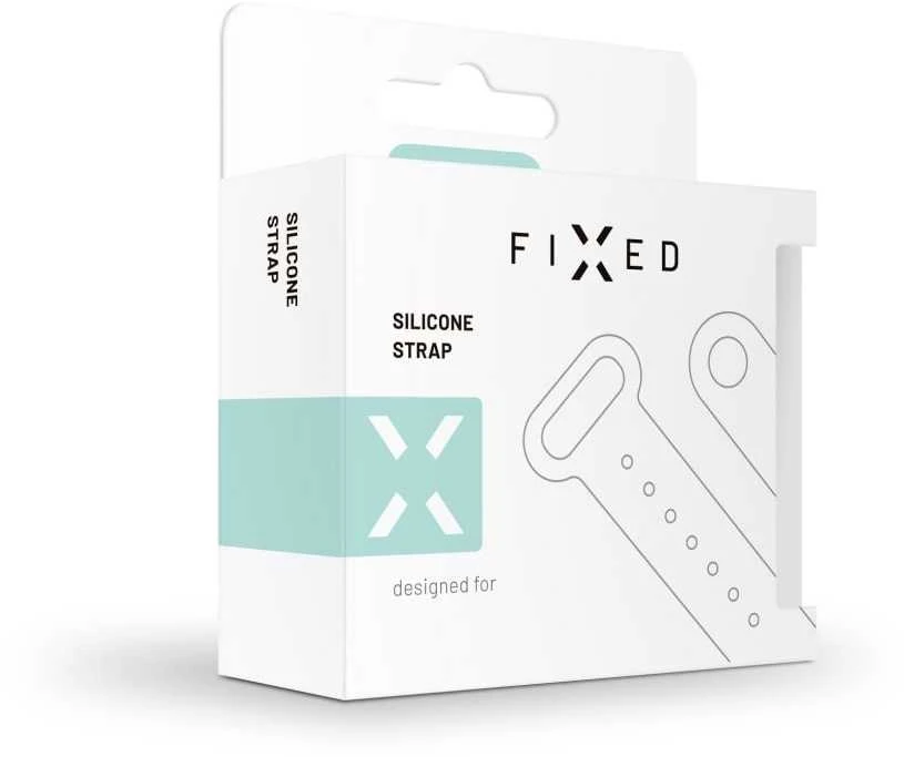 Fixed Dirželis silikonowy do Xiaomi Mi Smart Band 7 Pro, raudona