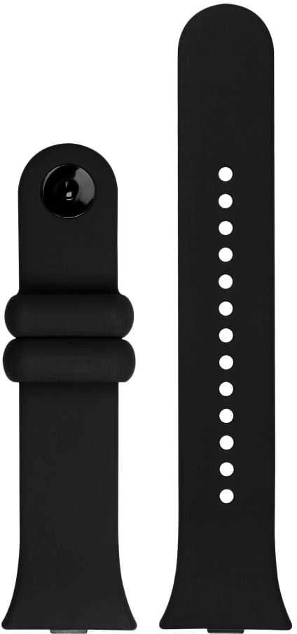 Fixed Fiksuotas silikoninis dirželis Xiaomi Redmi Watch 5/4 Smart Band 9 Pro/8 Pro juodas