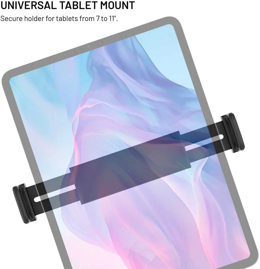 Fixed Fiksuotas Tab XL | Laikiklis | 7-13" dydžio tabletėms | Juodas