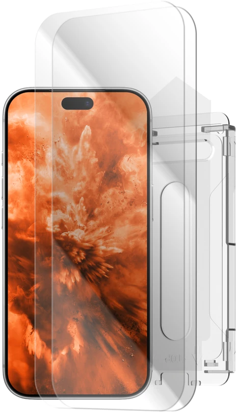 Fixed Fiksuotas ekrano apsauginis stiklas | Apple | iPhone 18 Pro Max/17 Pro Max | Grūdintas stiklas | Skaidrus
