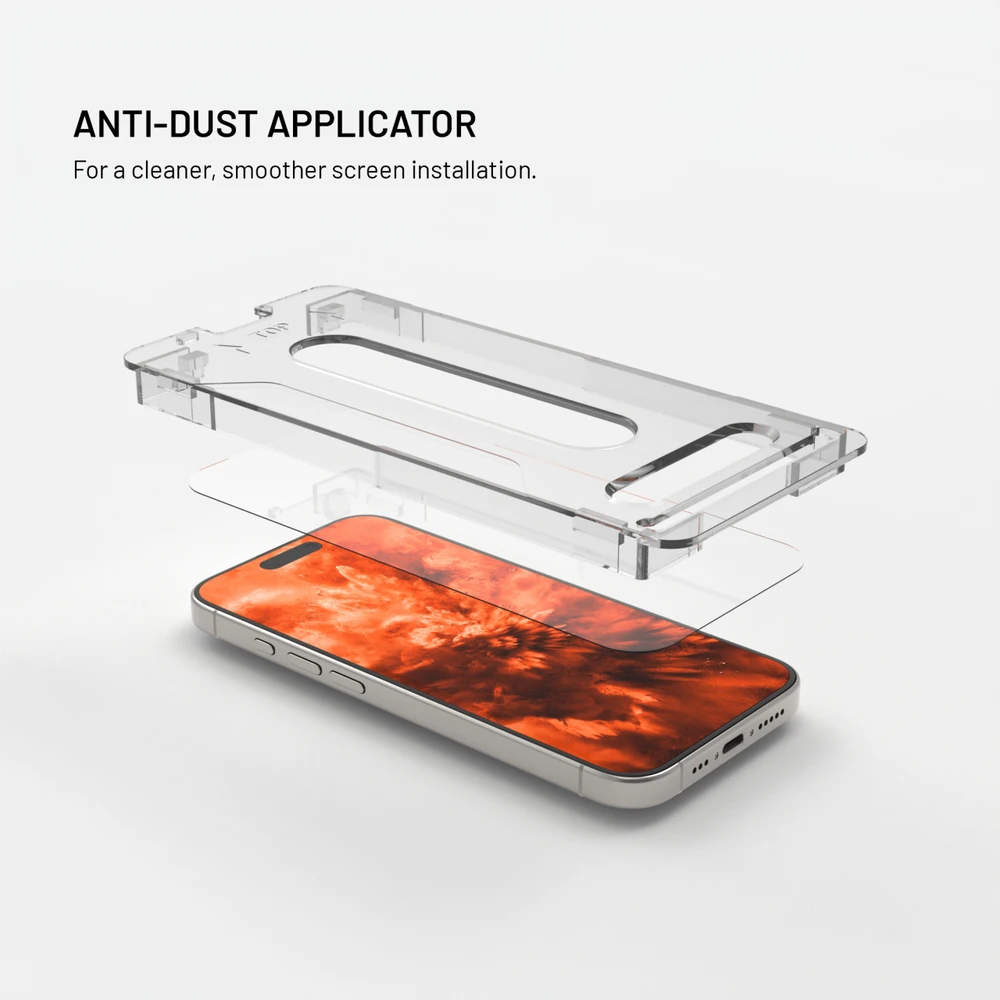 Fixed Fiksuotas ekrano apsauginis stiklas | Apple | iPhone 18 Pro Max/17 Pro Max | Grūdintas stiklas | Skaidrus