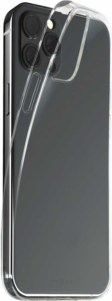 FIXED TPU gelio dėklas Slim AntiUV, skirtas Apple iPhone 13 Mini, skaidrus