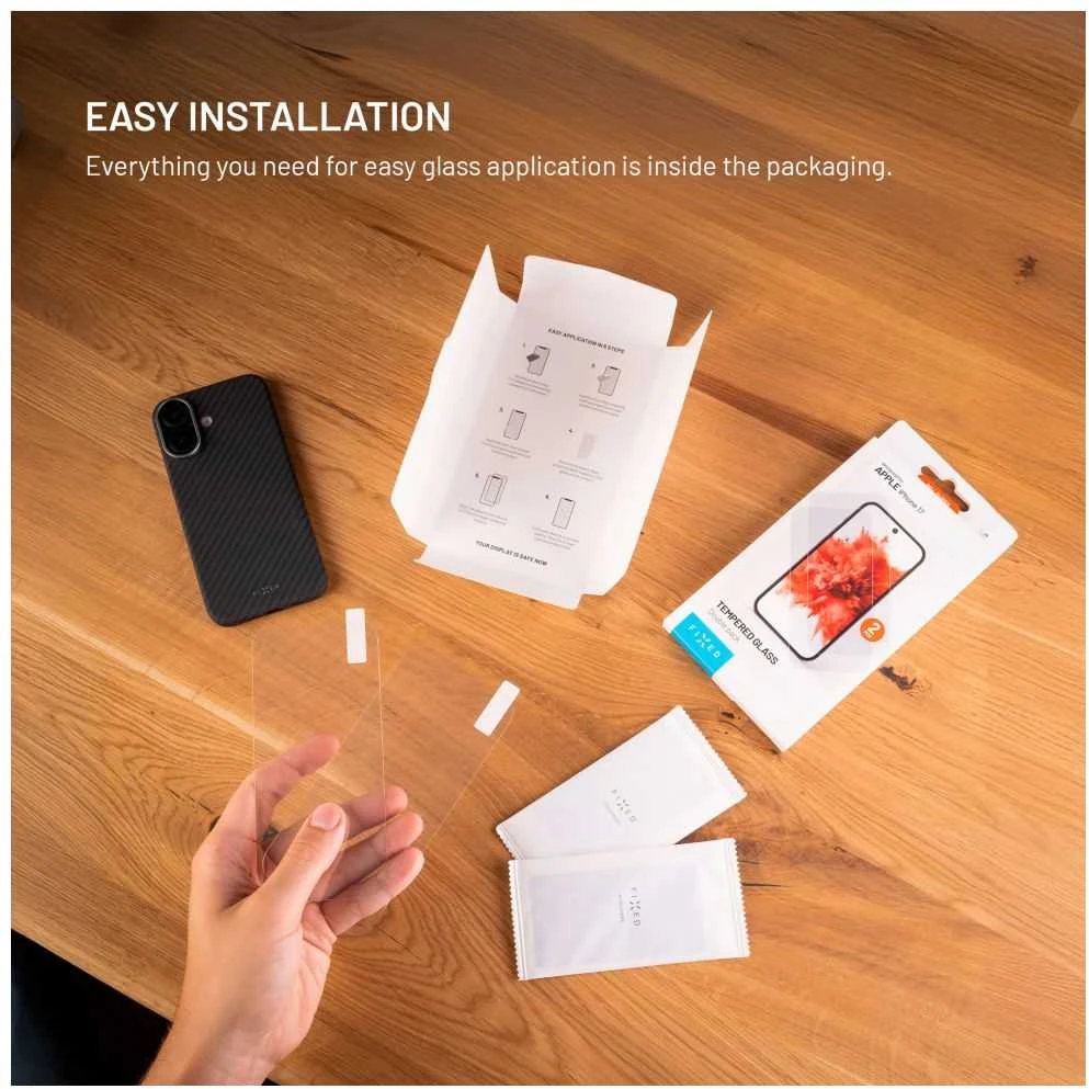 Fixed Fiksuota ekrano apsauga | Xiaomi | Redmi Note 15 Pro 5G | Grūdintas stiklas | Skaidrus