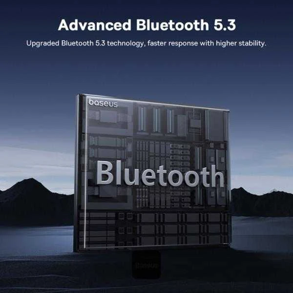 FM siųstuvas Baseus S-09 Pro, Bluetooth (juodas)