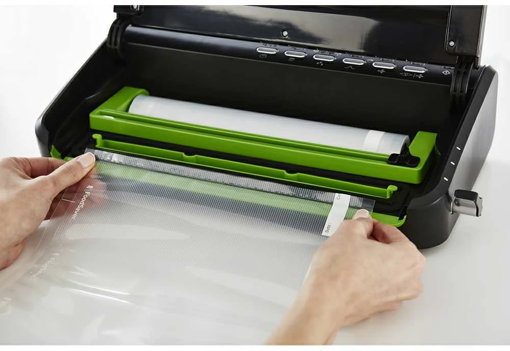 Food Saver Vakuumavimo Aparatas - Foodsaver Ffs005x 0.5 Mbar Juodas Nerūdijančio Plieno