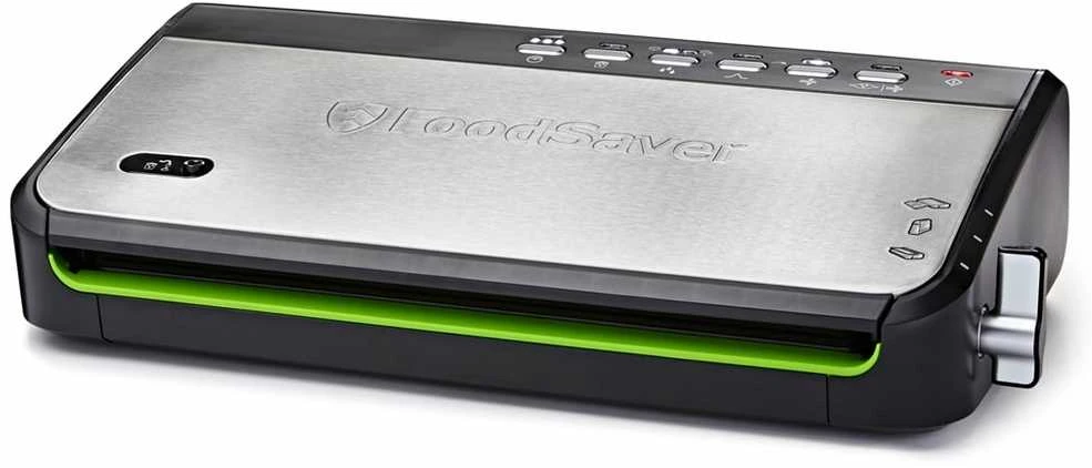 Food Saver Vakuumavimo Aparatas - Foodsaver Ffs005x 0.5 Mbar Juodas Nerūdijančio Plieno