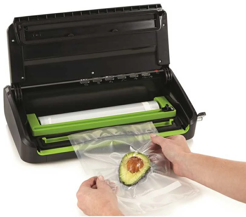 Food Saver Vakuumavimo Aparatas - Foodsaver Ffs005x 0.5 Mbar Juodas Nerūdijančio Plieno