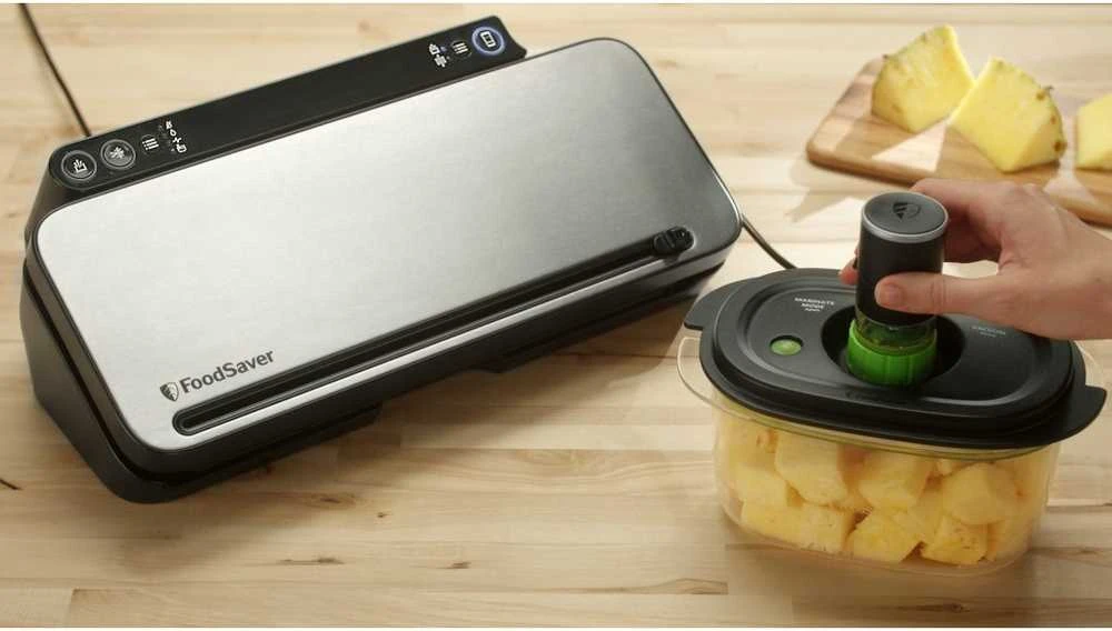 FoodSaver VS3190X vacuum sealer Juodas, Nerūdijantis plienas