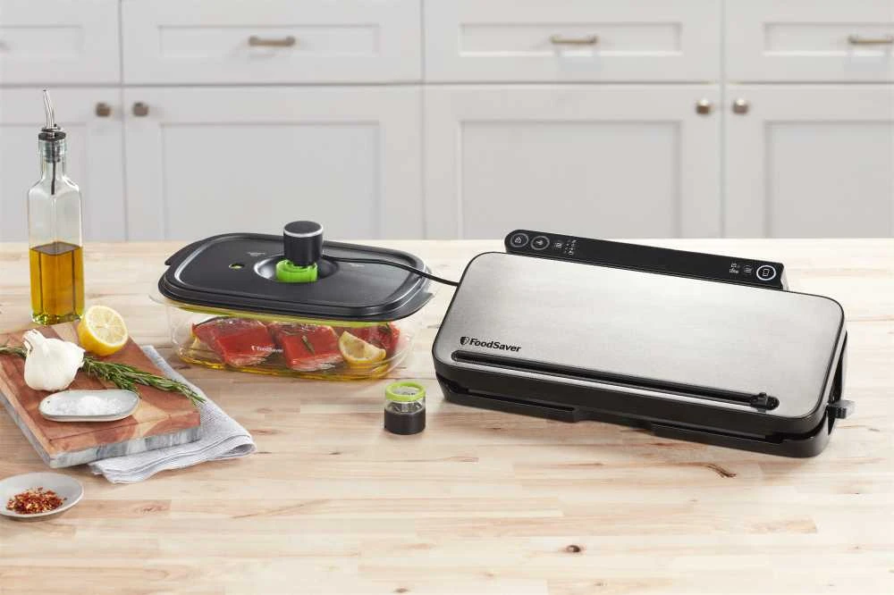 FoodSaver VS3190X vacuum sealer Juodas, Nerūdijantis plienas