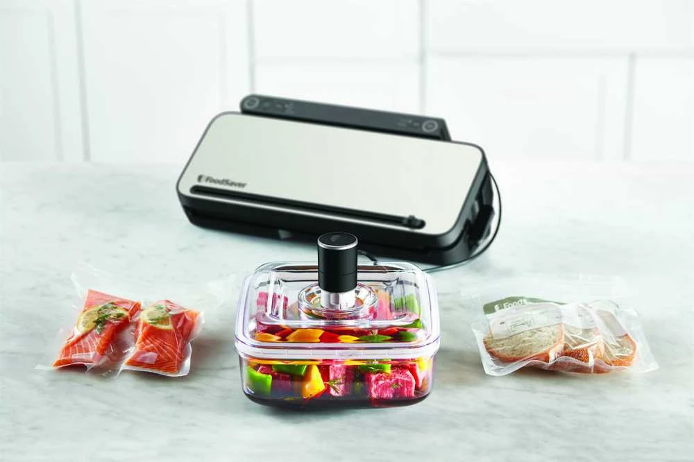 FoodSaver VS3190X vacuum sealer Juodas, Nerūdijantis plienas