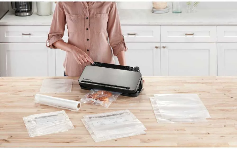 FoodSaver VS3190X vacuum sealer Juodas, Nerūdijantis plienas