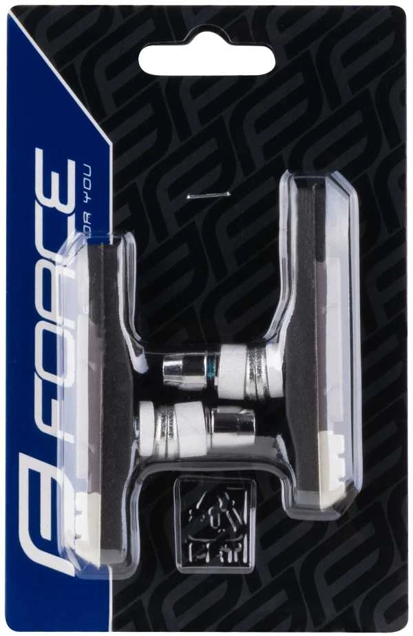 FORCE brake pads disposable, juodas-pilkas 70mm