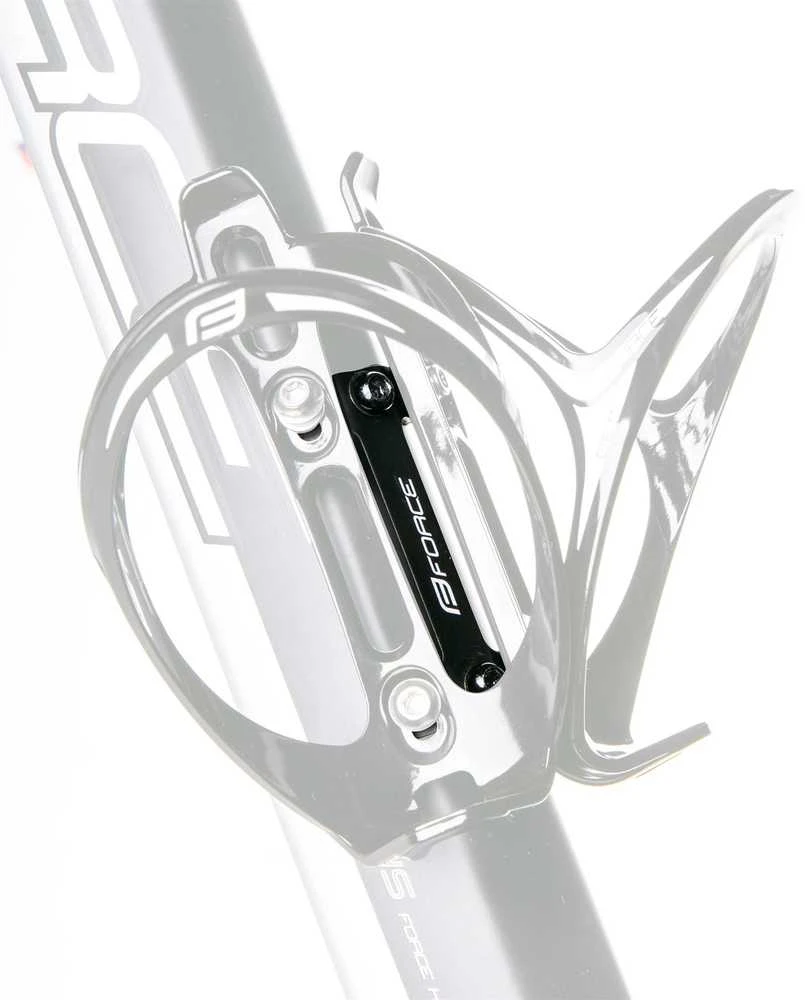 Force holder for 2 baskets on frame, Al, juodas