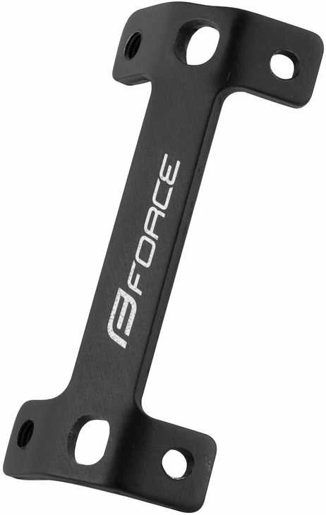 Force holder for 2 baskets on frame, Al, juodas
