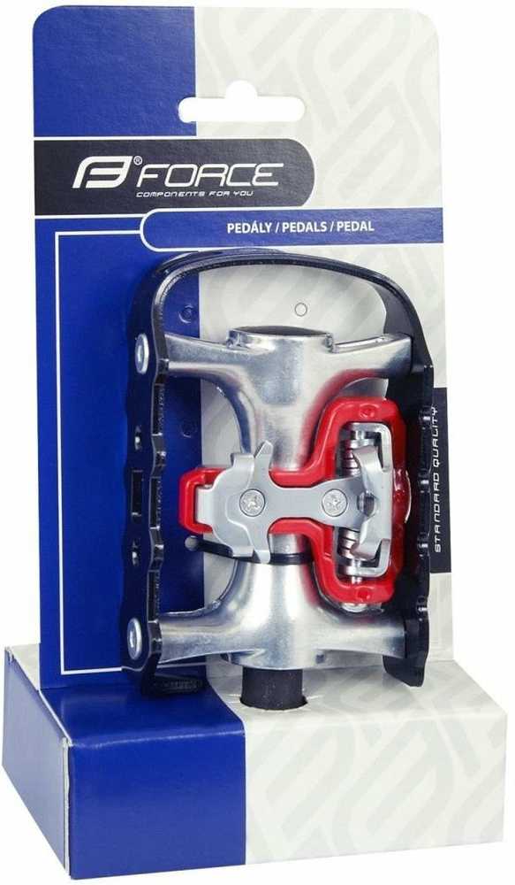 FORCE pedals MTB single-sided, juodas