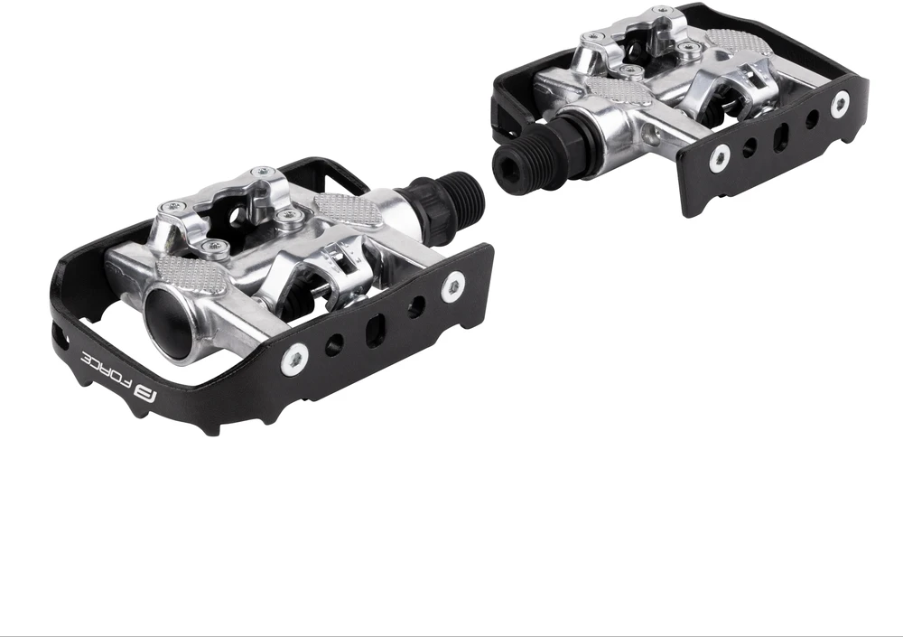 FORCE pedals MTB single-sided, juodas