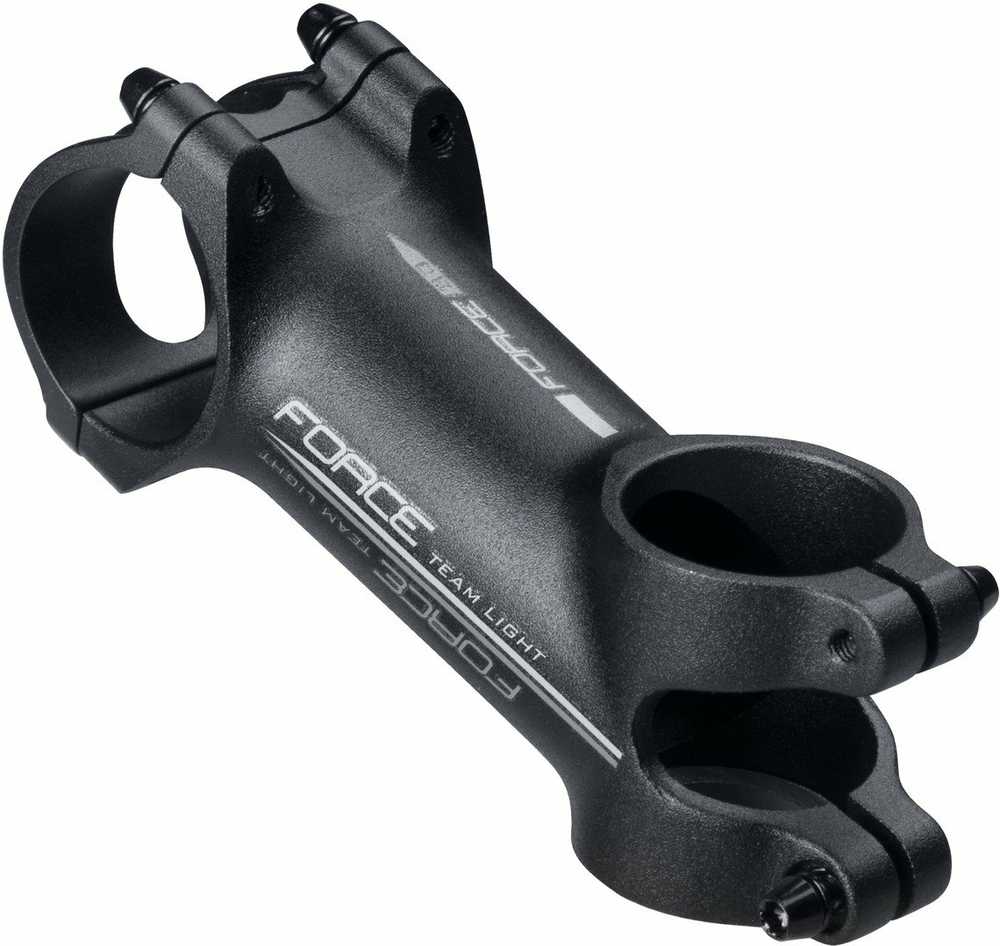 FORCE stem TEAM light 31,8/90mm,17° Al,juodas mat