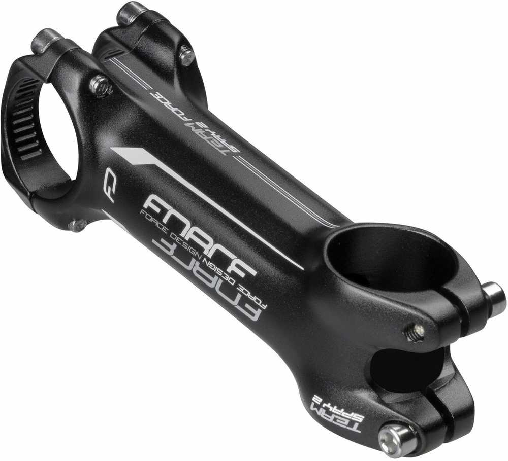 FORCE stem TEAM SPRY 31,8 / 100mm Al, juodas