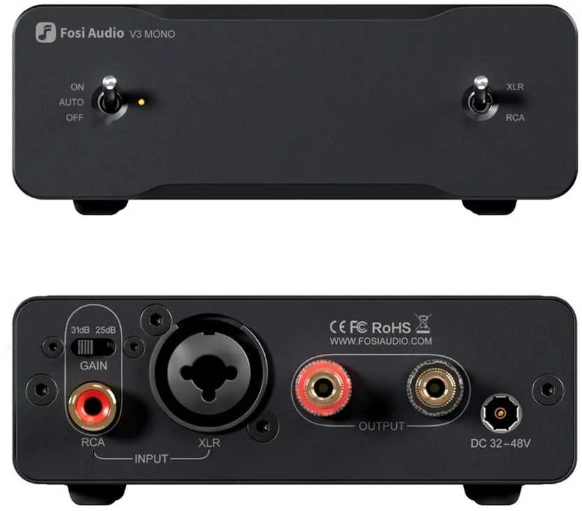 Fosi Audio Amplifier V3 Mono-48V