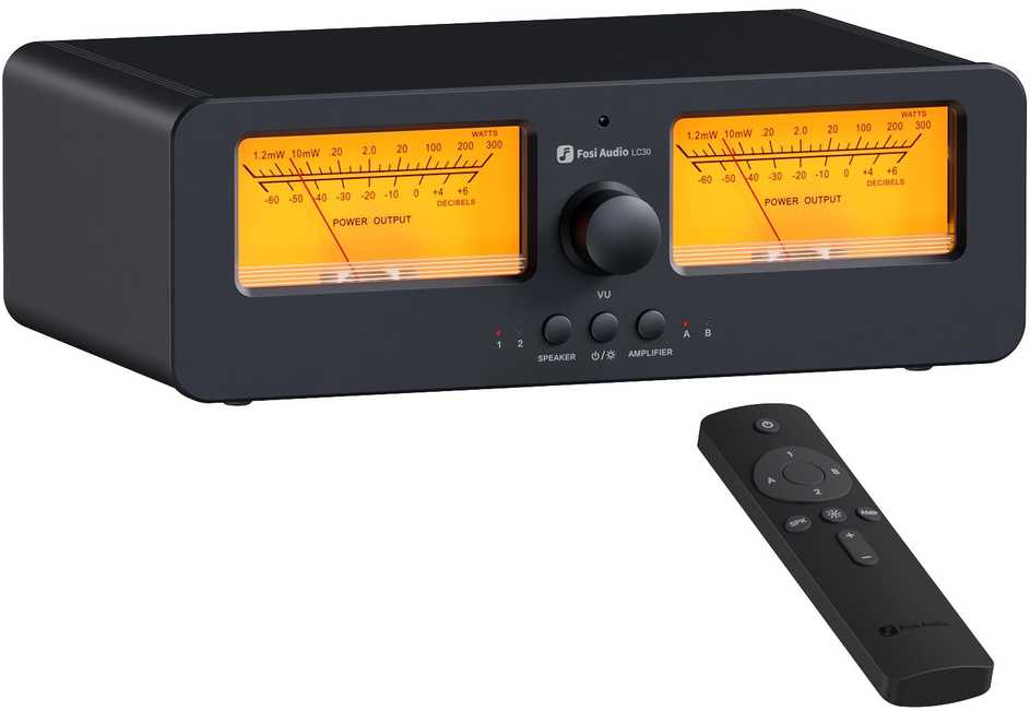Fosi Audio LC30 stiprintuvo ir garsiakalbių perjungiklis
