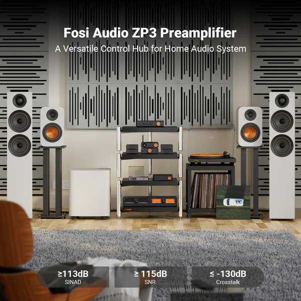 Fosi Audio symmetrical preamplifier ZP3