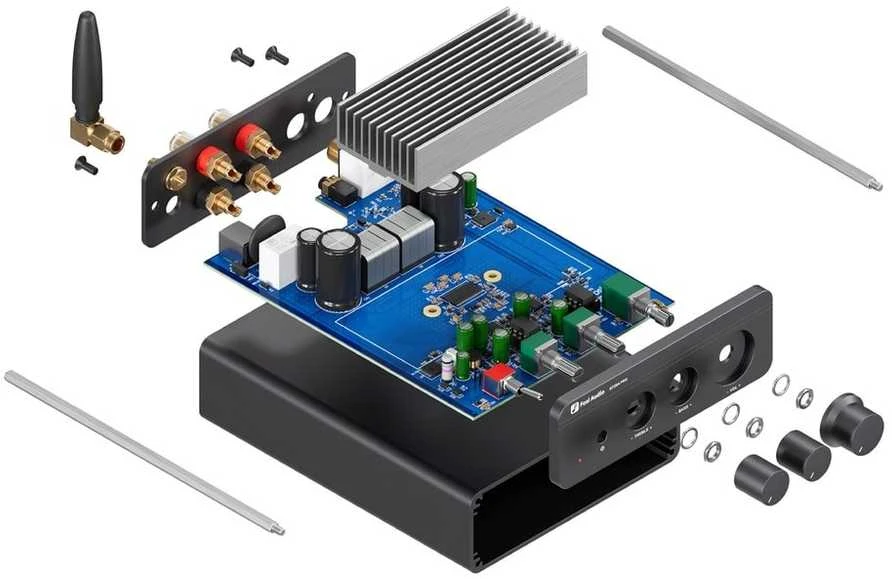 Fosi Audio two channel amplifier BT20A Pro-48V pilkas