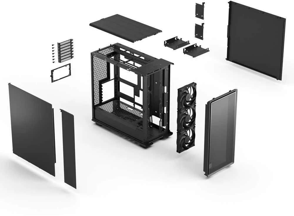Fractal Design Case | Epoch XL | Juodas Solid | ATX