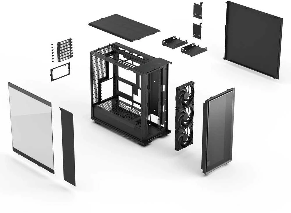 „Fractal Design“ korpusas | „Epoch XL“ | Juodas TG šviesiai atspalvis | ATX