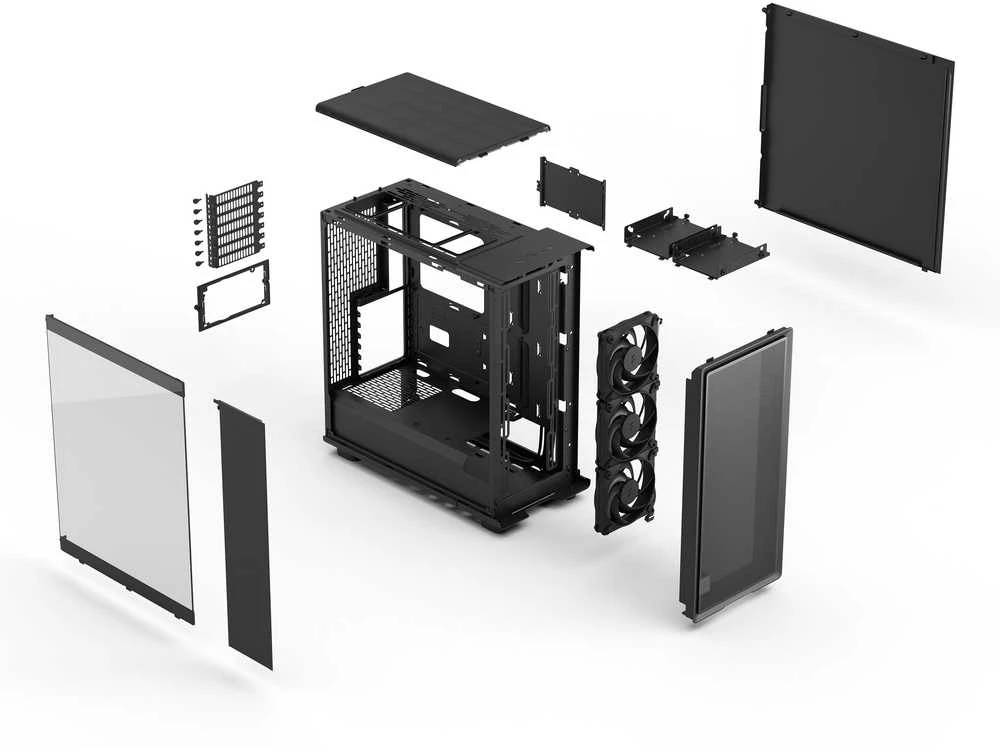 „Fractal Design“ korpusas | „Epoch“ | Juodas TG šviesiai atspalvis | ATX