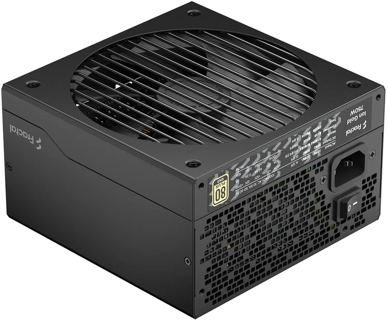 Fractal Design ION auksinis 3 750W, kompiuterio maitinimo šaltinis - juodas, 750 vatų