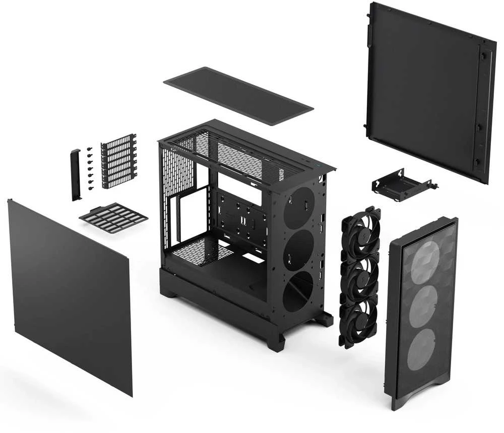 „Fractal Design“ korpusas | „Pop 2 Air“ | Juodas kietas | ATX