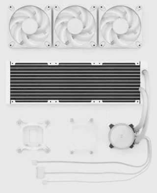 Fractal Design Vandens aušinimas | Radius 360 RGB | Baltas | Intel, AMD
